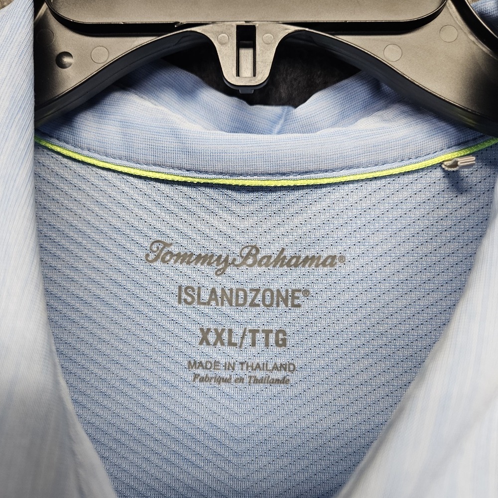 Tommy Bahama X 2 Palm Coast Pro IslandZone Golf Polo Men's XXL Coastal Nautical - Picture 6 of 16